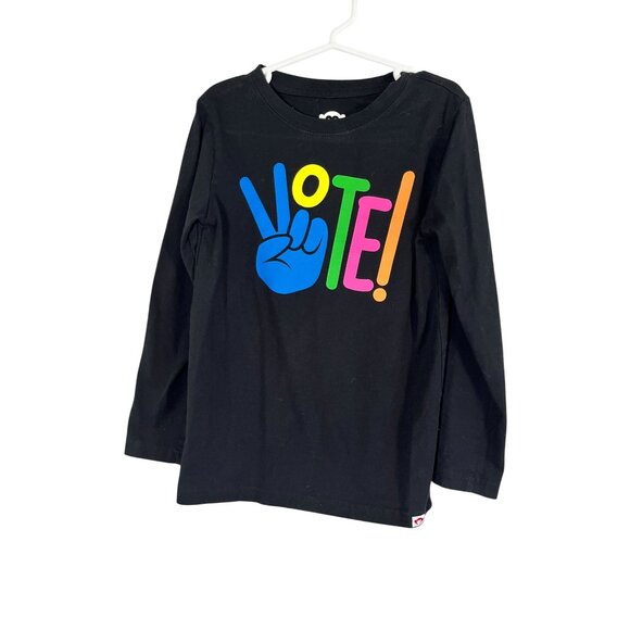 Appaman Tshirt Kid 7 Vote Graphic Preppy Crew Patriotic Colorful Classic Chic - Picture 1 of 7